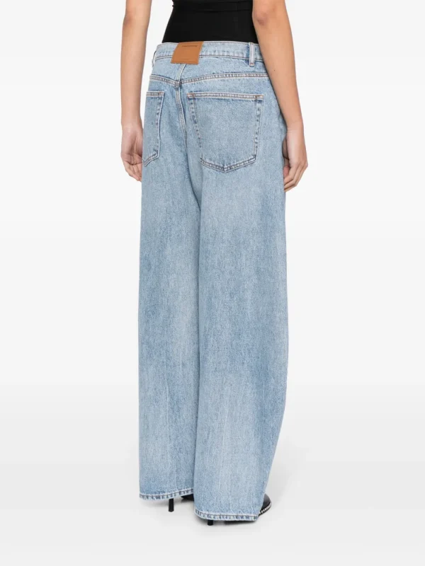 Rounded Wide Leg Jeans - Image 2