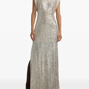 Sequined sleeveless dress
