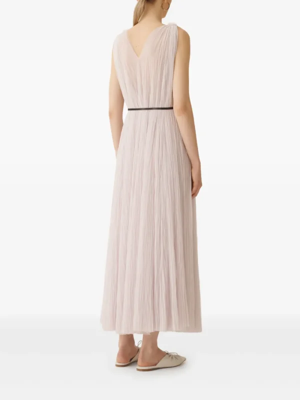 Tie-Drawstring Midi Dress - Image 2