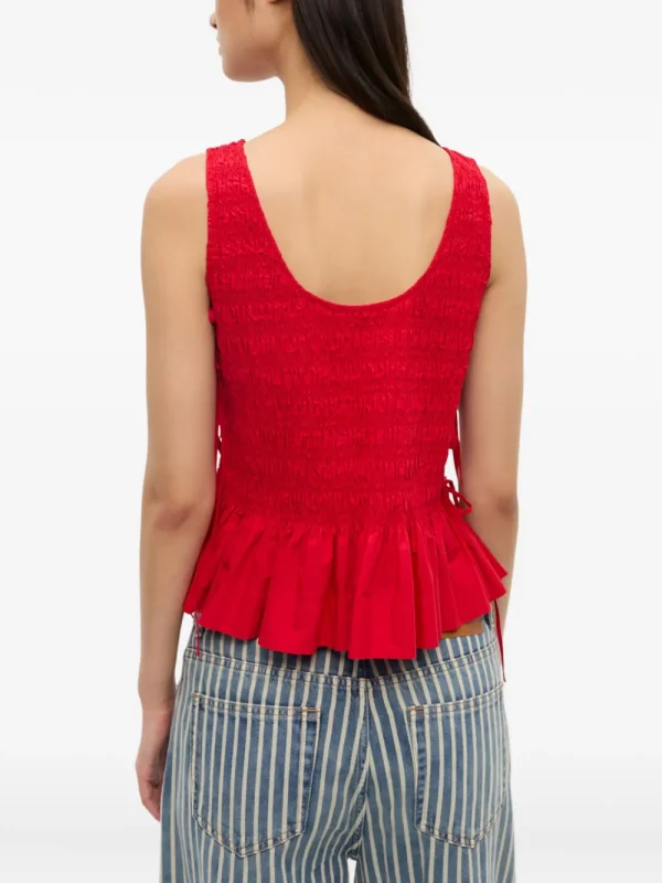 Chambray seersucker top - Image 3